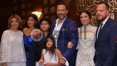 ماجد المصري يحتفل بعقد قران نجله المخرج أحمد المصري و هند صادق