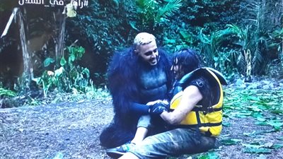 بعد اكتشافها لمقلب”رامز في الشلال”.. شذى حسون لـ رامز جلال : “انت مجنون” (صور)