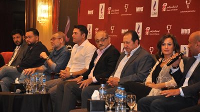 مؤتمر صحفي لأبطال فيلم الممر