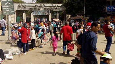 حديقة الحيوان تستقبل زوارها فى أول أيام عيد الفطر