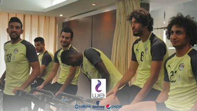 المنتخب الوطني يواصل تدريباته لليوم الرابع ببرج العرب (صور)