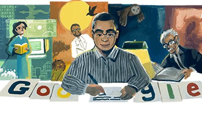 جوجل تحتفل بذكرى ميلاد الروائى الراحل أحمد خالد توفيق