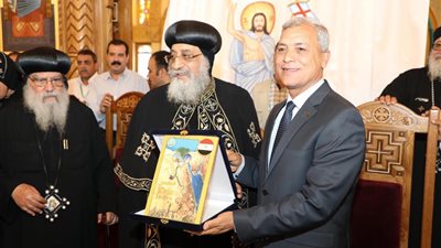 البابا تواضروس يفتتح كنيسة السيدة مريم بمحافظة المنوفية (صور)