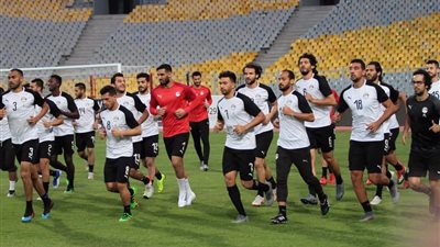 المنتخب الوطني يخوض مرانا خفيفا استعدادًا لودية غينيا