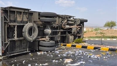 7 إصابات في حادث سير على طريق الفيوم