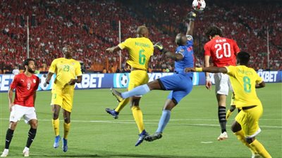 محمود علاء رجل مباراة منتخب مصر وزيمبابوي فى بطولة كأس الأمم الإفريقية (صورة)