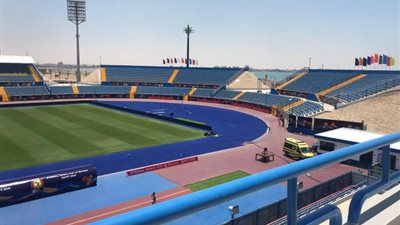 ستاد السويس جاهز لاستقبال المؤتمرات الصحفية في أمم إفريقيا (صور)