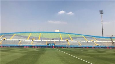 شاهد ستاد الدفاع الجوي يتزين لإستضافة مباريات المجموعة الثالثة (صورة)