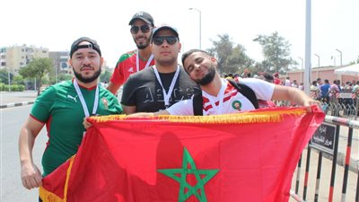 شاهد توافد جماهير منتخب المغرب على ستاد السلام (صور)