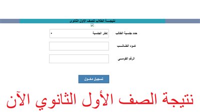 g10.emis.gov.eg رابط بوابة مركز المعلومات نتيجة الصف الاول الثانوي 2019