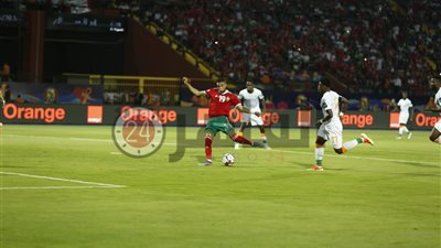 شاهد.. المغرب يتقدم على كوت ديفوار في الشوط الأول