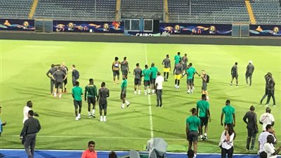 كوت ديفوار تعاين ملعب الدفاع الجوي قبل مواجهة ناميبيا (صور)
