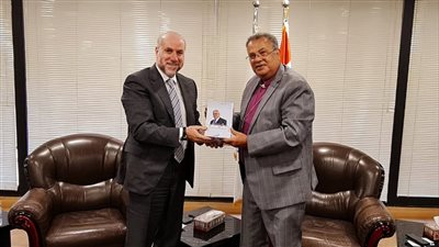  رئيس الإنجيلية يستقبل قاضي قضاة فلسطين ومستشار الرئيس الفلسطيني للشئون الدينية 