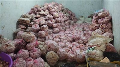 التحفظ على 2.3 طن لحوم وأسماك مجهولة المصدر في الشرقية (صور)