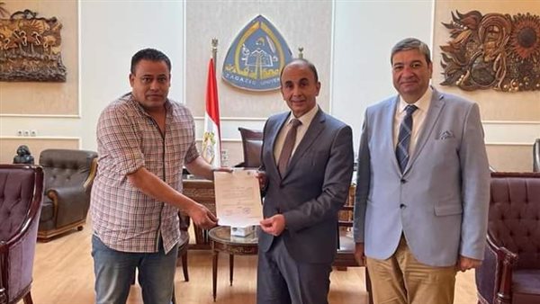 محمد فكري ورئيس جامعة