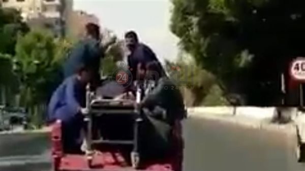 نقل مصاب بطلق ناري