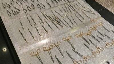 ضبط راكب أجنبي حاول تهريب مستلزمات طبية بمطار القاهرة