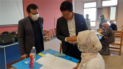 رئيس جامعة بنها يتفقد اختبارات القدرات بكليتي التربية الرياضية والفنون التطبيقية