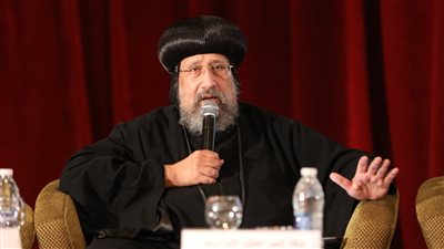 الأنبا أرميا من منتدى حوار الثقافات: الإعلام سلاح ذو حدين ونستطيع رفع اسم مصر بجهوده