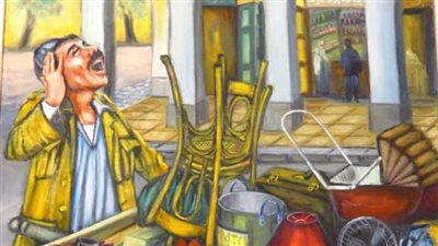 فن تشكيلي (8).. لوحة «جامع الروبابيكيا» لمصطفى العزبي