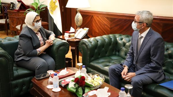 استقبال وزيرة الصحة