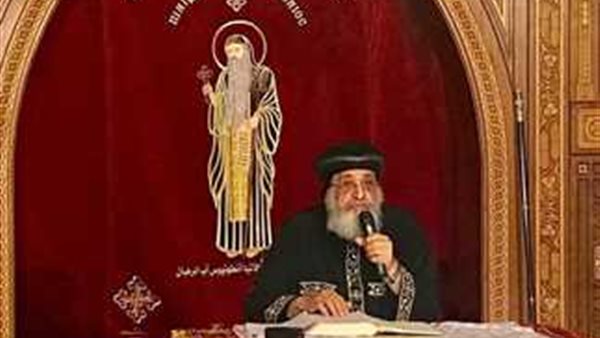 البابا تواضروس خلال