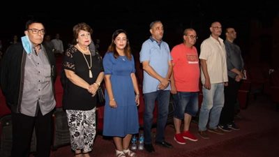 نجوم الفن والإعلام في الليلة 31 لمسرحية ‏«ألمظ وسي عبده» بالبالون