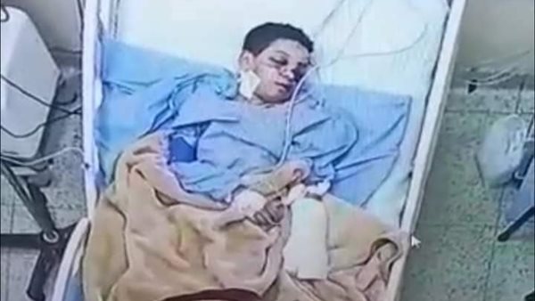 الطفل عدلى المصاب