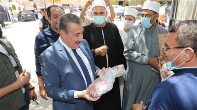 محافظ المنوفية يستقبل الدفعة السادسة لمشروع صكوك الأضاحي «صور»