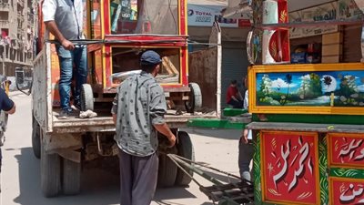 رفع 7 آلاف حالة إشغال بأحياء ومراكز الجيزة 