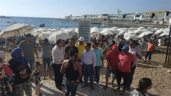 حملة على شواطئ الإسكندرية