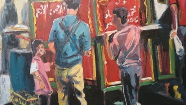 لوحة عربة الفول