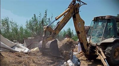 إزالة 23 حالة تعدٍ على أملاك الدولة والأراضي الزراعية في البحيرة