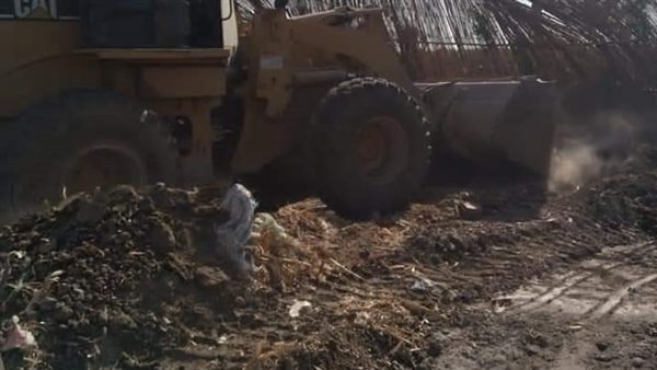 إزالة تعديات في الفيوم