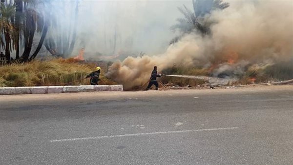 حريق بأسوان 