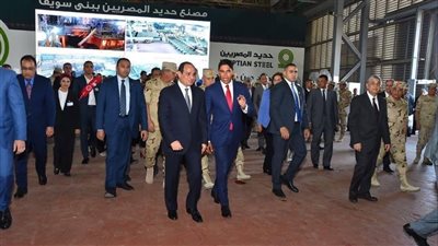 في ذكرى زيارة السيسي لمصنع حديد المصريين.. أبو هشيمة: كانت دافعًا قويا لنجاح المجموعة وتطورها