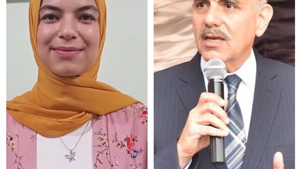 محافظ كفر الشيخ والطالبة