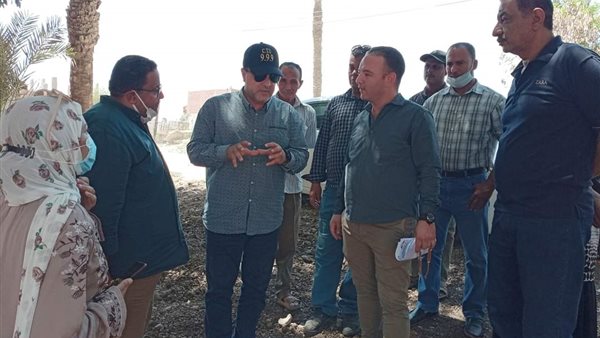 رئيس مدينة ملوي يتفقد