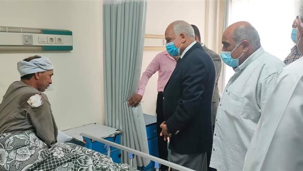 محافظ الجيزة والمصابون