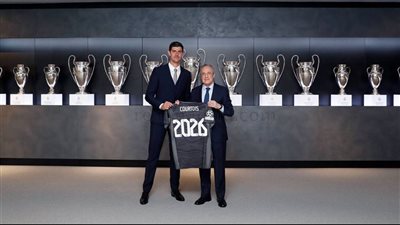 رسميًا.. ريال مدريد يعلن تمديد عقد كورتوا حتى عام 2026