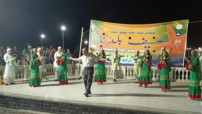 قصور الثقافة تواصل تقديم عروض صيف بلدنا في رأس البر| صور