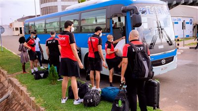 منتخب مصر لكرة السلة يصل رواندا استعدادًا لبطولة إفريقيا| صور