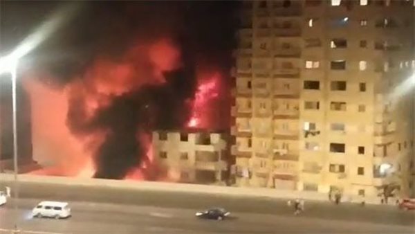 مكان الحريق بالمريوطية