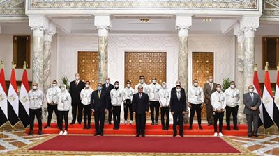 السيسي لأبطال مصر الأولمبيين: شكرًا لكم واستعدوا لتحقيق إنجاز أكبر في الدورة الأولمبية المقبلة