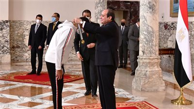 السيسي يوجه بتوفير الإمكانات اللازمة لأبطال مصر الرياضيين