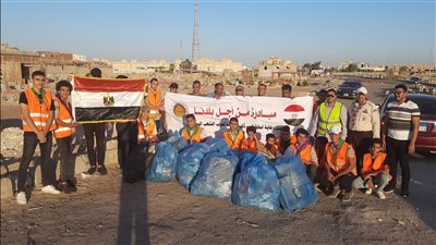 الشعب الجمهوري وفتيان الكشافة ينظمان حملة لتنظيف مقابر الدهار بالغردقة | صور