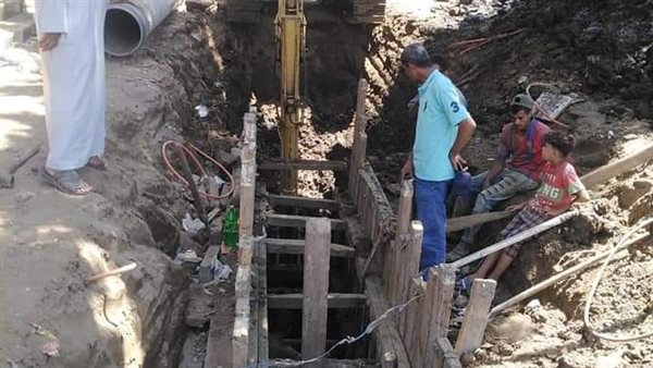 توصيل الغاز في قرى