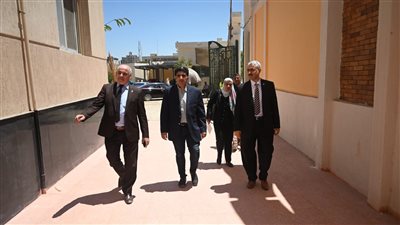 لجنة قطاع العلاج الطبيعي بالأعلى للجامعات في زيارة لجامعة الفيوم | صور