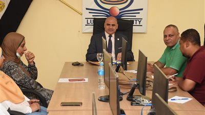 جامعة الأقصر تستعد لبدء التنسيق الإلكتروني بمعامل الكليات │صور