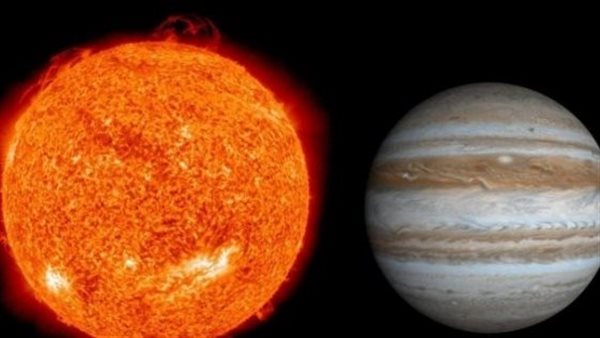 المشتري والشمس 